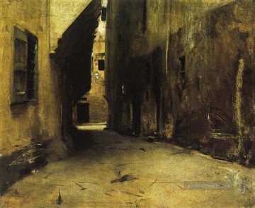  venedig - Eine Straße in Venedig2 Landschaft John Singer Sargent Venedig